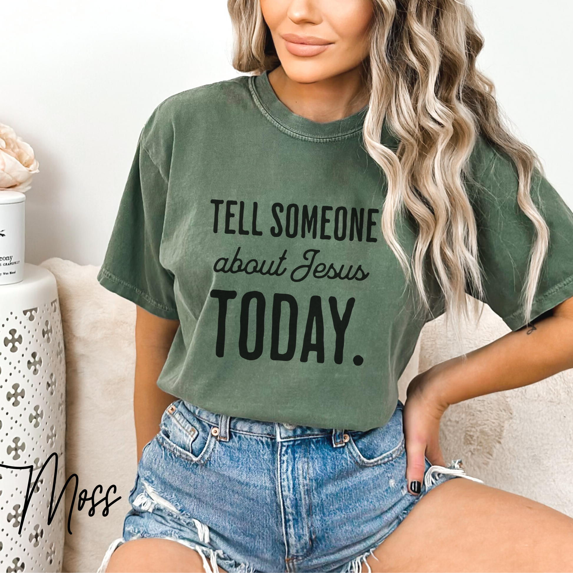 Tell someone about Jesus today t shirt