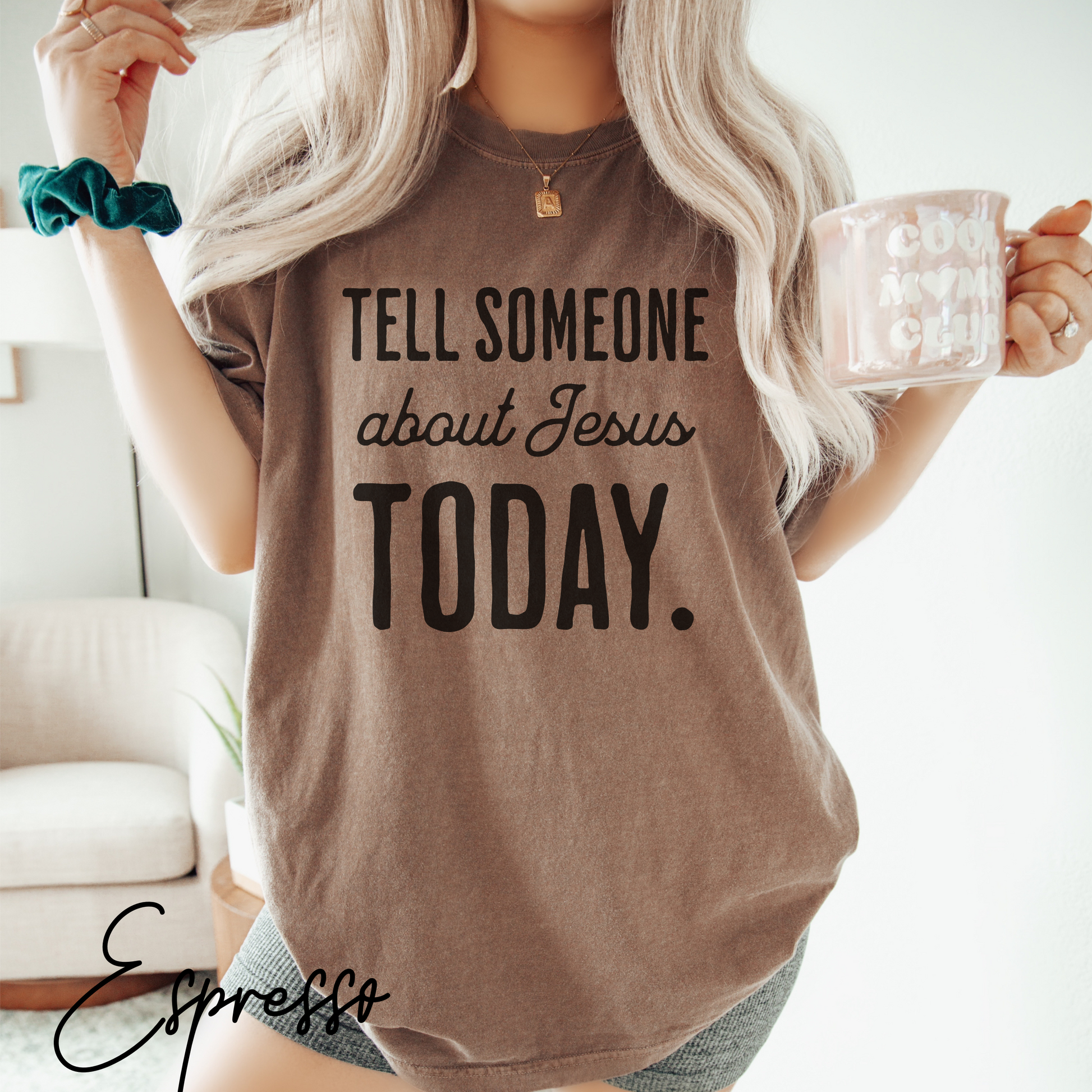 Tell someone about Jesus today t shirt