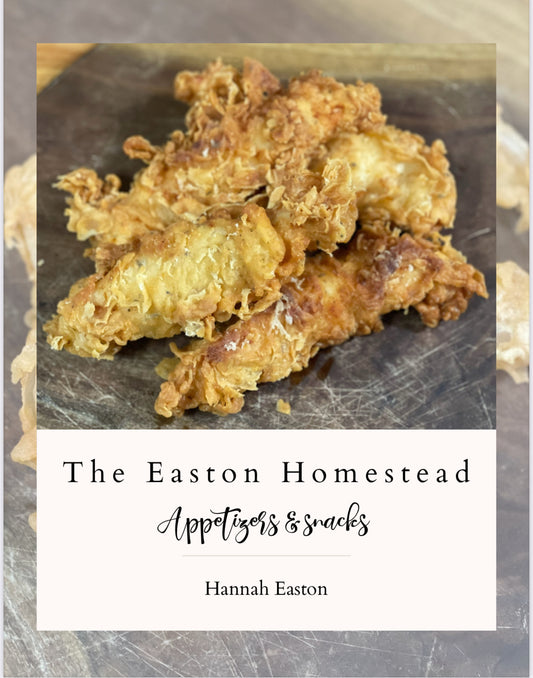 The Easton Homestead appetizers and snacks recipe digital download cookbook