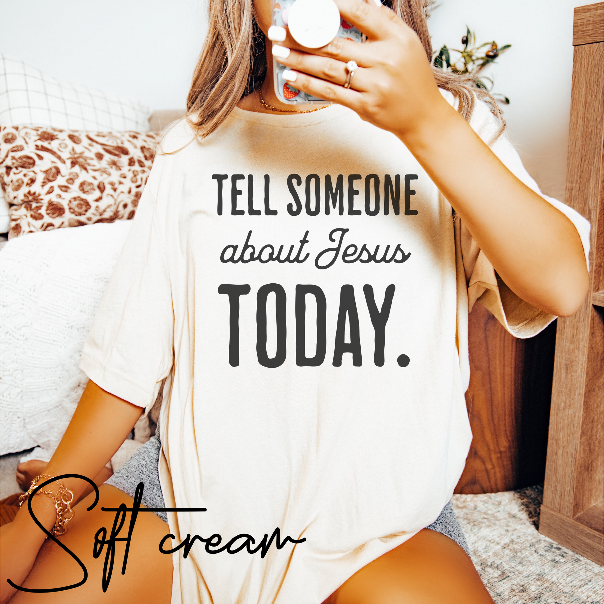 Tell someone about Jesus today t shirt